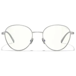 Chanel - Pantos Sunglasses - Silver Transparent - Chanel Eyewear - Avvenice