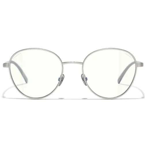 Chanel - Pantos Sunglasses - Silver Transparent - Chanel Eyewear - Avvenice