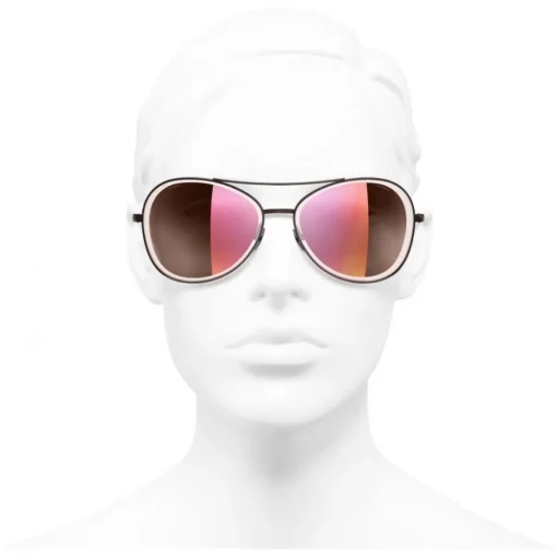 Chanel - Pilot Sunglasses - Dark Red - Chanel Eyewear - Avvenice