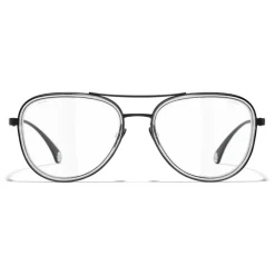 Chanel - Pilot Sunglasses - Black Transparent - Chanel Eyewear - Avvenice
