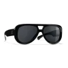 Chanel - Pilot Sunglasses - Black Gray - Chanel Eyewear - Avvenice