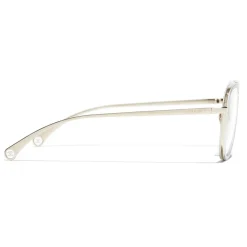 Chanel - Pilot Sunglasses - Gold Transparent - Chanel Eyewear - Avvenice