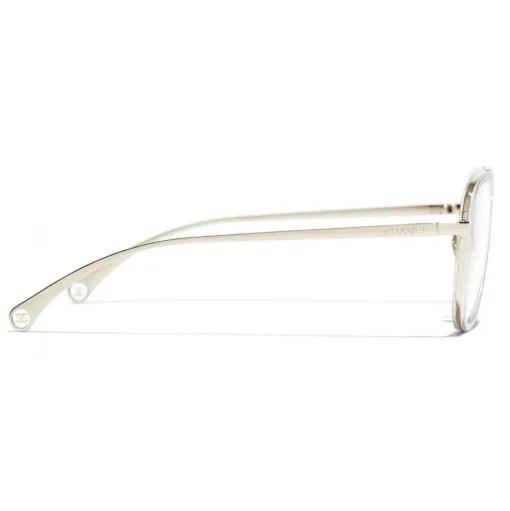 Chanel - Pilot Sunglasses - Gold Transparent - Chanel Eyewear - Avvenice