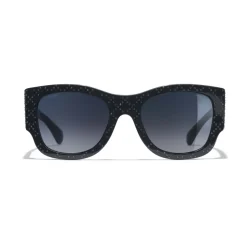 Chanel - Rectangle Sunglasses - Dark Blue Gradient - Chanel Eyewear - Avvenice