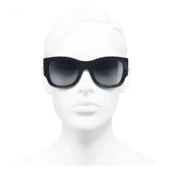 Chanel - Rectangle Sunglasses - Dark Blue Gradient - Chanel Eyewear - Avvenice