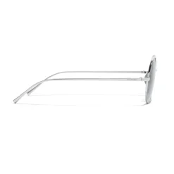 Chanel - Round Sunglasses - Silver Gray - Chanel Eyewear - Avvenice