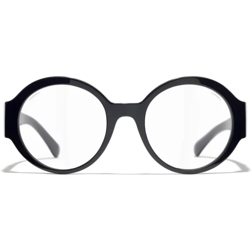 Chanel - Round Sunglasses - Dark Blue Transparent - Chanel Eyewear - Avvenice