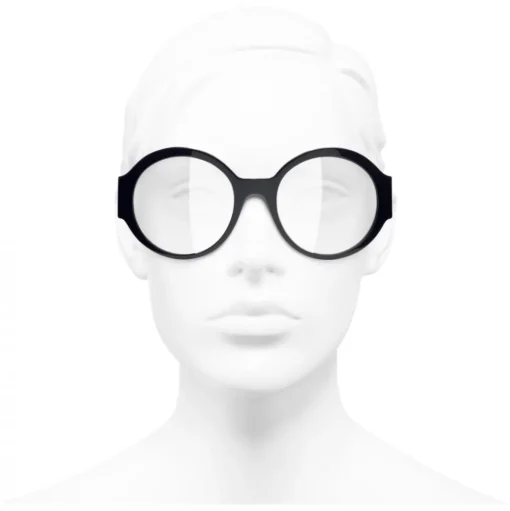 Chanel - Round Sunglasses - Dark Blue Transparent - Chanel Eyewear - Avvenice