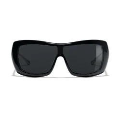 Chanel - Shield Sunglasses - Black Gray - Chanel Eyewear - Avvenice