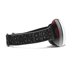Chanel - Shield Sunglasses - Ski Googles - Black Pink Mirror - Chanel Eyewear - Avvenice
