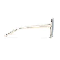 Chanel - Square Sunglasses - Gold Light Blue - Chanel Eyewear - Avvenice