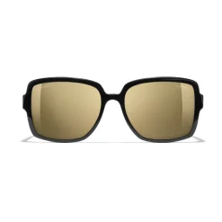 Chanel - Square Sunglasses - Black Gold Glitter - Chanel Eyewear - Avvenice