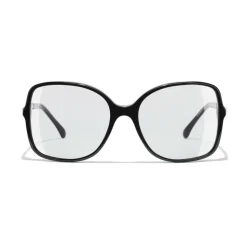 Chanel - Square Sunglasses - Black Light Gray - Chanel Eyewear - Avvenice
