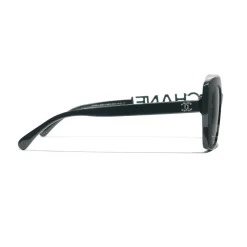 Chanel - Square Sunglasses - Dark Green Mirror - Chanel Eyewear - Avvenice