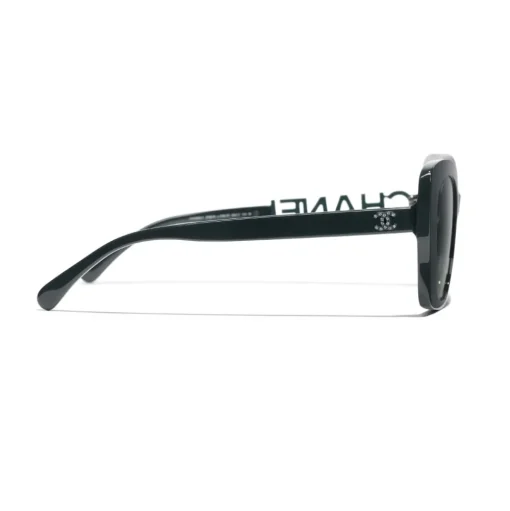Chanel - Square Sunglasses - Dark Green Mirror - Chanel Eyewear - Avvenice