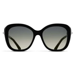 Chanel - Square Sunglasses - Black Gray Gradient - Chanel Eyewear - Avvenice