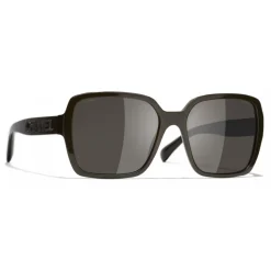 Chanel - Square Sunglasses - Brown - Chanel Eyewear - Avvenice