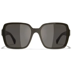 Chanel - Square Sunglasses - Brown - Chanel Eyewear - Avvenice