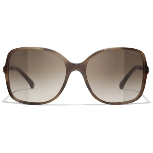 Chanel - Square Sunglasses - Tortoise Brown - Chanel Eyewear - Avvenice
