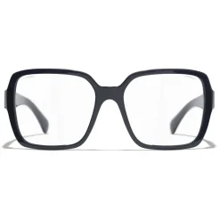 Chanel - Square Sunglasses - Dark Blue Transparent - Chanel Eyewear - Avvenice