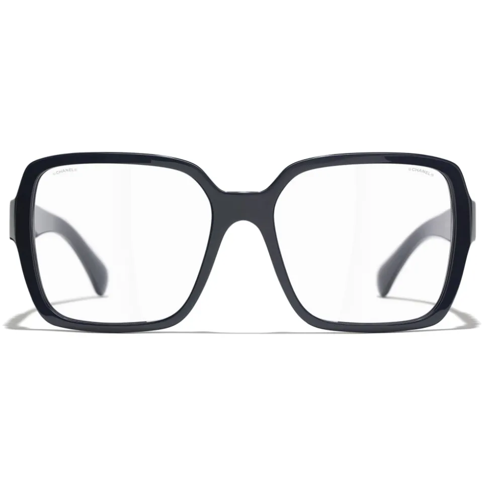 Chanel - Square Sunglasses - Dark Blue Transparent - Chanel Eyewear - Avvenice