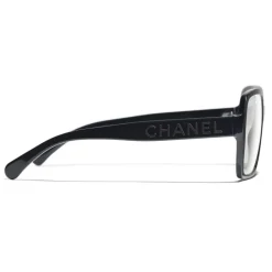 Chanel - Square Sunglasses - Dark Blue Transparent - Chanel Eyewear - Avvenice