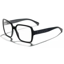 Chanel - Square Sunglasses - Dark Blue Transparent - Chanel Eyewear - Avvenice