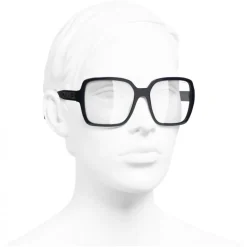 Chanel - Square Sunglasses - Dark Blue Transparent - Chanel Eyewear - Avvenice