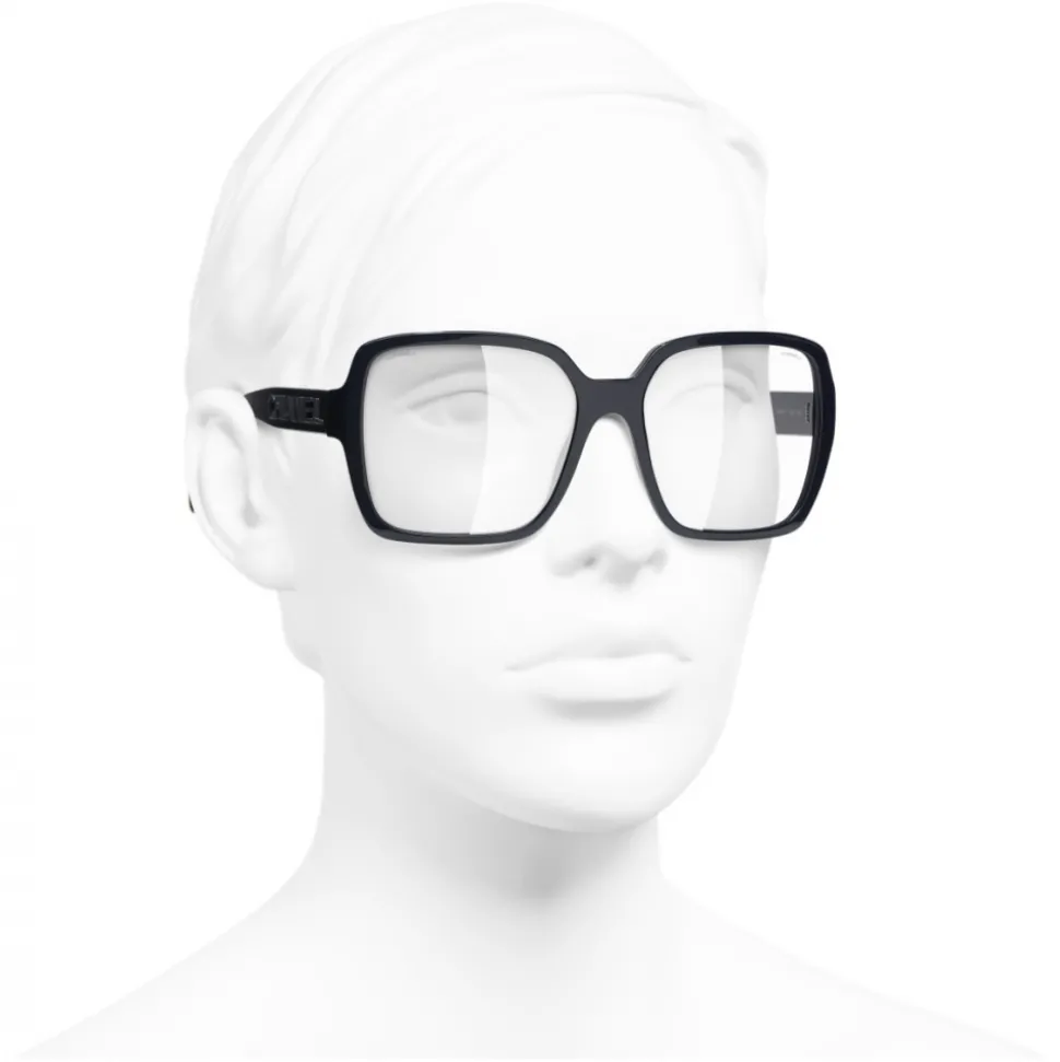 Chanel - Square Sunglasses - Dark Blue Transparent - Chanel Eyewear - Avvenice