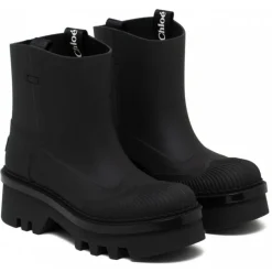 Chloé - Black Raina Boots - Chloé Exclusive Luxury Collection - Avvenice