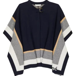 Chloé - Kids Striped Knitted Cape - Chloé Exclusive Luxury Collection - Avvenice