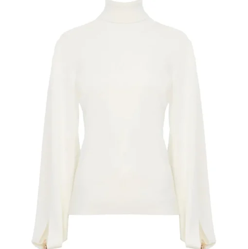 Chloé - Mock-Neck Knitted Jumper - Chloé Exclusive Luxury Collection - Avvenice