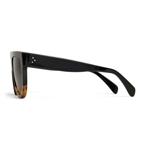Céline - Aviator Sunglasses in Acetate - Black Havana - Sunglasses - Céline Eyewear - Avvenice