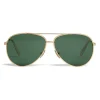 Céline - Aviator Sunglasses in Metal 01 - Gold - Sunglasses - Céline Eyewear - Avvenice