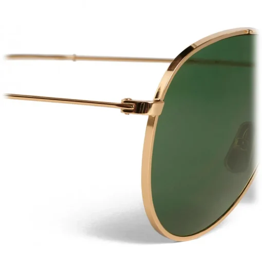 Céline - Aviator Sunglasses in Metal 01 - Gold - Sunglasses - Céline Eyewear - Avvenice