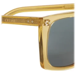 Céline - Black Frame 19 Sunglasses in Acetate - Yellow Transparent - Sunglasses - Céline Eyewear - Avvenice