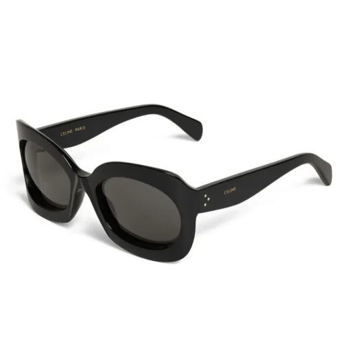 Céline - Butterfly Sunglasses in Acetate - Black - Sunglasses - Céline Eyewear - Avvenice