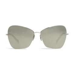 Céline - Butterfly Sunglasses in Metal - Silver - Sunglasses - Céline Eyewear - Avvenice