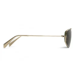 Céline - Butterfly Sunglasses in Metal 05 - Gold Green - Sunglasses - Céline Eyewear - Avvenice