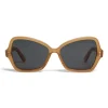 Céline - Butterfly Sunglasses in Acetate - Transparent Mustard - Sunglasses - Céline Eyewear - Avvenice