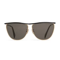 Céline - Cat Eye Sunglasses in Metal 08 X Andy  - Black Gold Smoke - Sunglasses - Céline Eyewear - Avvenice