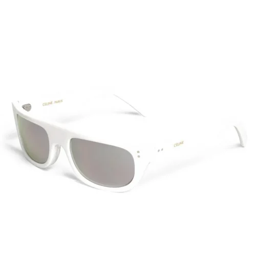 Céline - Classic Sunglasses 11 in Acetate - White - Sunglasses - Céline Eyewear - Avvenice