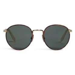 Céline - Metal Frame 06 Sunglasses in Metal - Havana Green - Sunglasses - Céline Eyewear - Avvenice