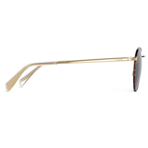 Céline - Metal Frame 06 Sunglasses in Metal - Havana Green - Sunglasses - Céline Eyewear - Avvenice