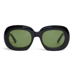 Céline - Oversized Oval Sunglasses in Acetate - Black - Sunglasses - Céline Eyewear - Avvenice