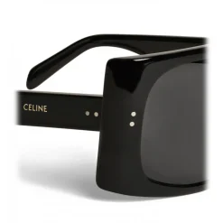 Céline - Rectangular Sunglasses in Acetate - Black - Sunglasses - Céline Eyewear - Avvenice