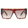 Céline - Rectangular Sunglasses in Acetate - Dark Havana - Sunglasses - Céline Eyewear - Avvenice