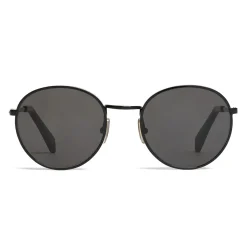 Céline - Round Sunglasses in Metal 06 - Black - Sunglasses - Céline Eyewear - Avvenice