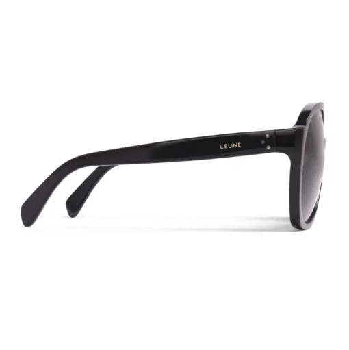 Céline - Round Sunglasses in Acetate - Black - Sunglasses - Céline Eyewear - Avvenice