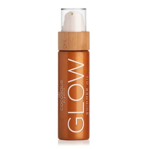Cocosolis - Glow - Shimmer Oil - Natural Glowing and Hydrating Dry Oil with Shiny Particles - Organic - Professional Cosmetics - Avvenice